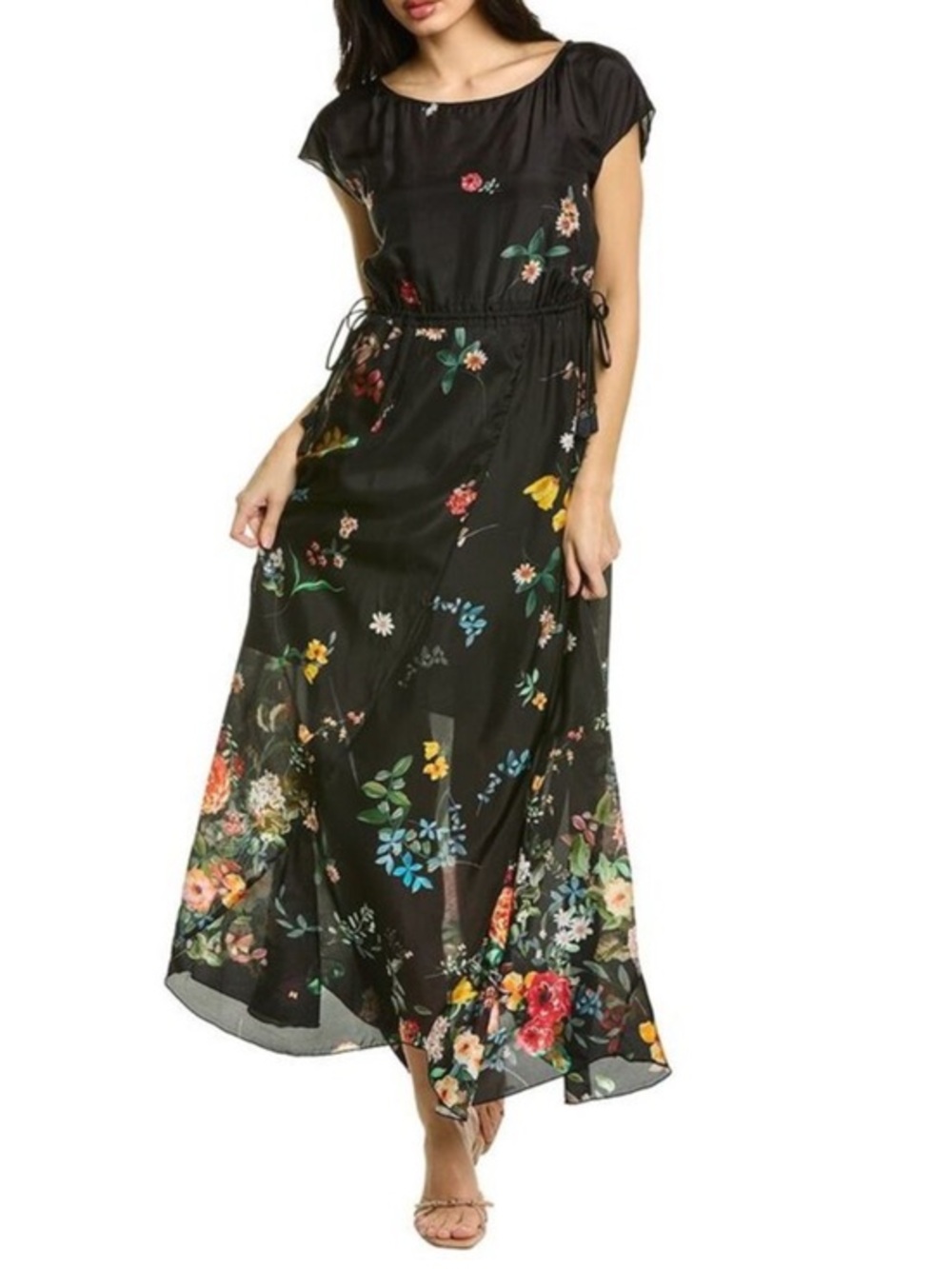 Johnny Was Houstein Cora Silk Maxi Dress XXL